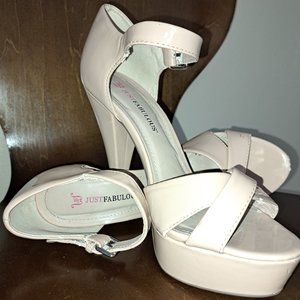 Just Fabulous Beige Pumps